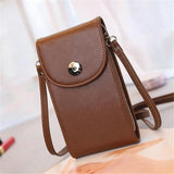 Vintage PU Universal Shoulder Phone Bag