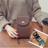 Vintage PU Universal Shoulder Phone Bag