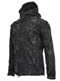 Men's Windproof Breathable Outdoor Warm Hooded Camouflage Jacket