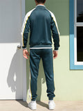 Trendy Plus Size Relaxed Two-piece Sports Set for Men