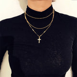 Women's Vintage Cross Fashion Business Jewelry Necklaces