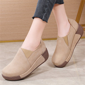 Autumn Winter Leather Extra Soft Sport Fashion Women Loafers