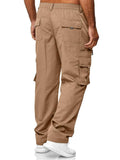 Casual Multi-Pocket Loose Straight-Leg Outdoor Fitness Cargo Pants