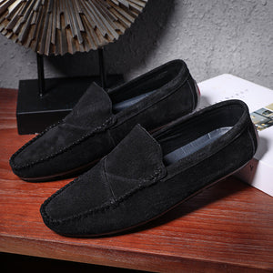 Breathable Slip on Casual Leather Loafers for Men