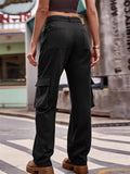 Relaxed Hip Hop Straight Leg Women's Cargo Pants