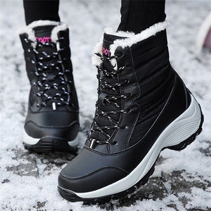 Women's Winter Extra Warm Waterproof Ankle Snow Boots
