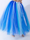 Casual Fashion Multiple Layers One Size Long Tulle Skirts