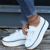New Mesh Lace-up Outdoor Non-slip Platform Shoes