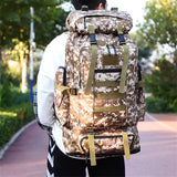 Men's Outdoor Camping Extra Large Military Camouflage Travel Backpack