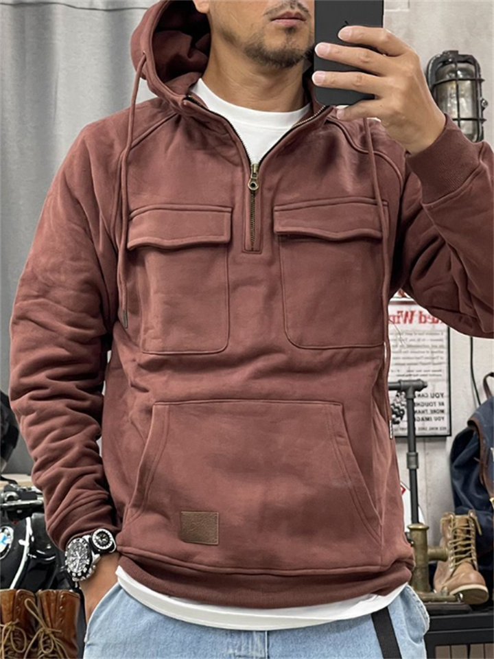 Men's Cool Street Style Pullover Tactical Hoodies