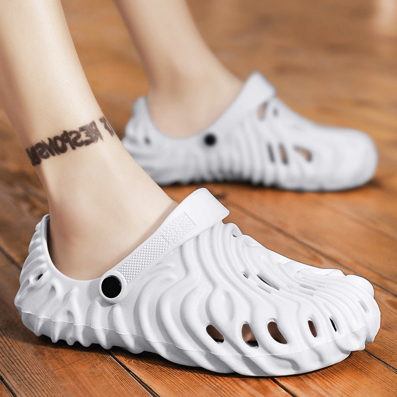 Men's Non-slip Thick Soled EVA Closed-toe Sandals