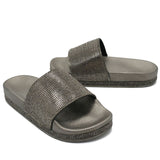 Women's Fashion Casual Shining Slip-on Open Toe Slippers