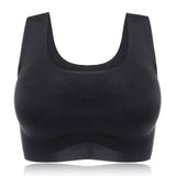 Super Comfy High Elastic Wireless Full Busty Soft Bras - Blue