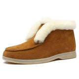 Winter Lightweight Simple Keep Warm Plush Women Ankle Snow Boots