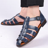 Men's Soft Pointed Toe Hollowed-Out Sandals