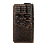 Men's Real Leather Crocodile Wallet