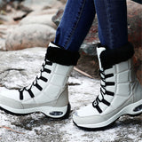 Winter Casual Fashion Thermal Windproof Mid-Calf Snow Boots For Women