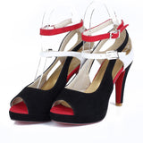 Woman's Sexy Red Bottom High Heel Sandals Pumps