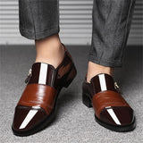 Men's Slip-on Pointed Toe Business Dress Shoes