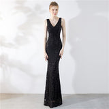 Sequined Mermaid Maxi Long Formal Dresses