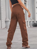 Women's Cool Washed Multi Pockets Cargo Pants