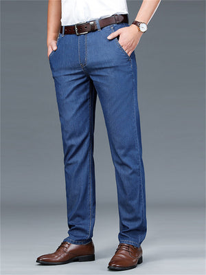 Comfort High Waist Silky Anti-wrinkle Jeans for Men