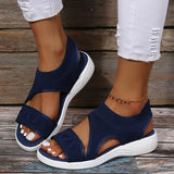 Women's Casual Cozy Open Toe Slip On Mesh Sandals