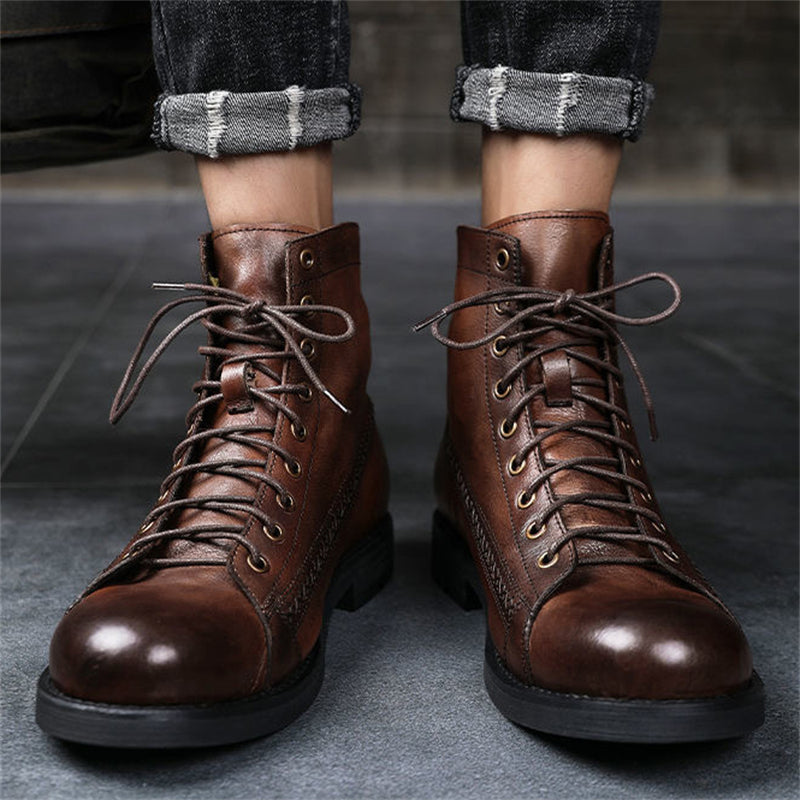 Men's Vintage London Style Fashion Martin Boots
