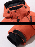 Men's Fashion Hooded Puffer Outerwear Outdoor Ski Down Coat