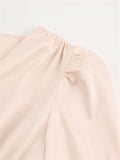 V-Neck Single Breasted High Waist Long Dress