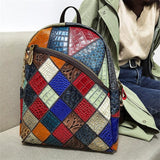Womens Patchwork Personality Exquisite Chunky Trendy Large Capacity