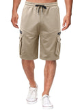 Men's Cotton Blend Plus Size Casual Knee Length Shorts in Summer