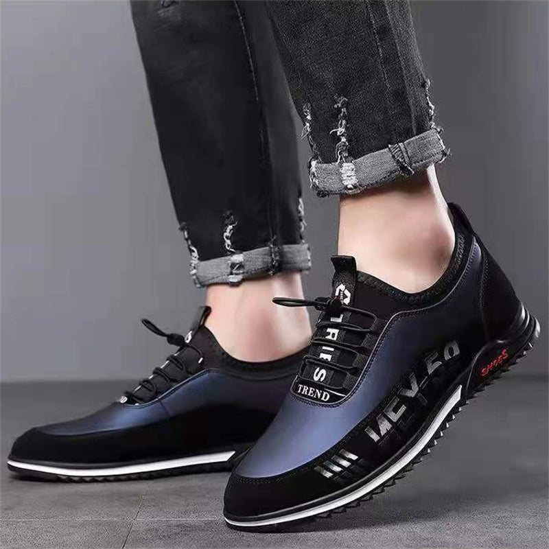 Soft Comfy Lace Up Casual Flat Shoes for Men