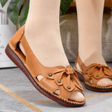 Women's Extra Soft Rubber Sole Non-Slip Fish Mouth Sandals for Summer