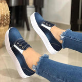 Women's Cute Casual Flat Canvas Shoes