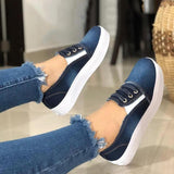 Women's Cute Casual Flat Canvas Shoes