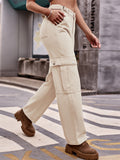 Women's Casual Comfortable Plus Size Cargo Pants