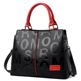 New Fashion Leather Letter Printed Large Capacity Handbags