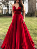 Sexy Pretty Spaghetti Strap Fitted Waist Flare Dress for Prom