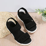 Women's Casual Cozy Open Toe Slip On Mesh Sandals