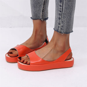 Simple Solid Color Lightweight Sandals for Ladies
