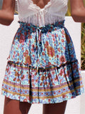 Trendy Bohemian Style Printed Skirts