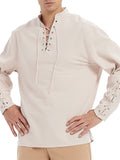 Men's Cool Retro Gothic Style Halloween Linen Shirts