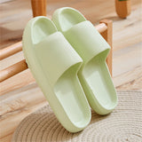 New Leisure Home Soft Thick Platform Memory Foam Slippers