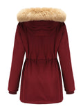 Women's Warm Fashion Winter Coat with Removable Hood