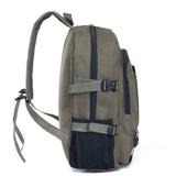 Unisex Multi-Pocket Spacious Interior Canvas Traveling Top-Handled Backpack