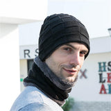Winter Thermal Casual Outdoor Knitted Plush Hats