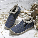 Unisex Waterproof Warm Fur Lined Winter Snow Boots