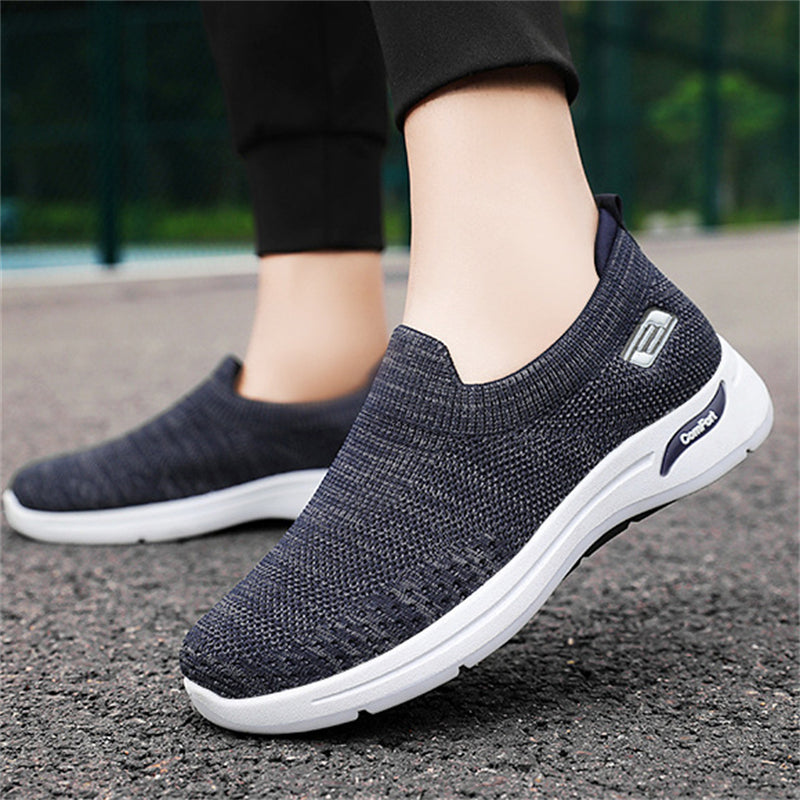 Men's Laceless Slip-On Casual Soft Sole Sneakers