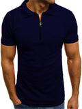 Short Sleeve Red Shirt for Men